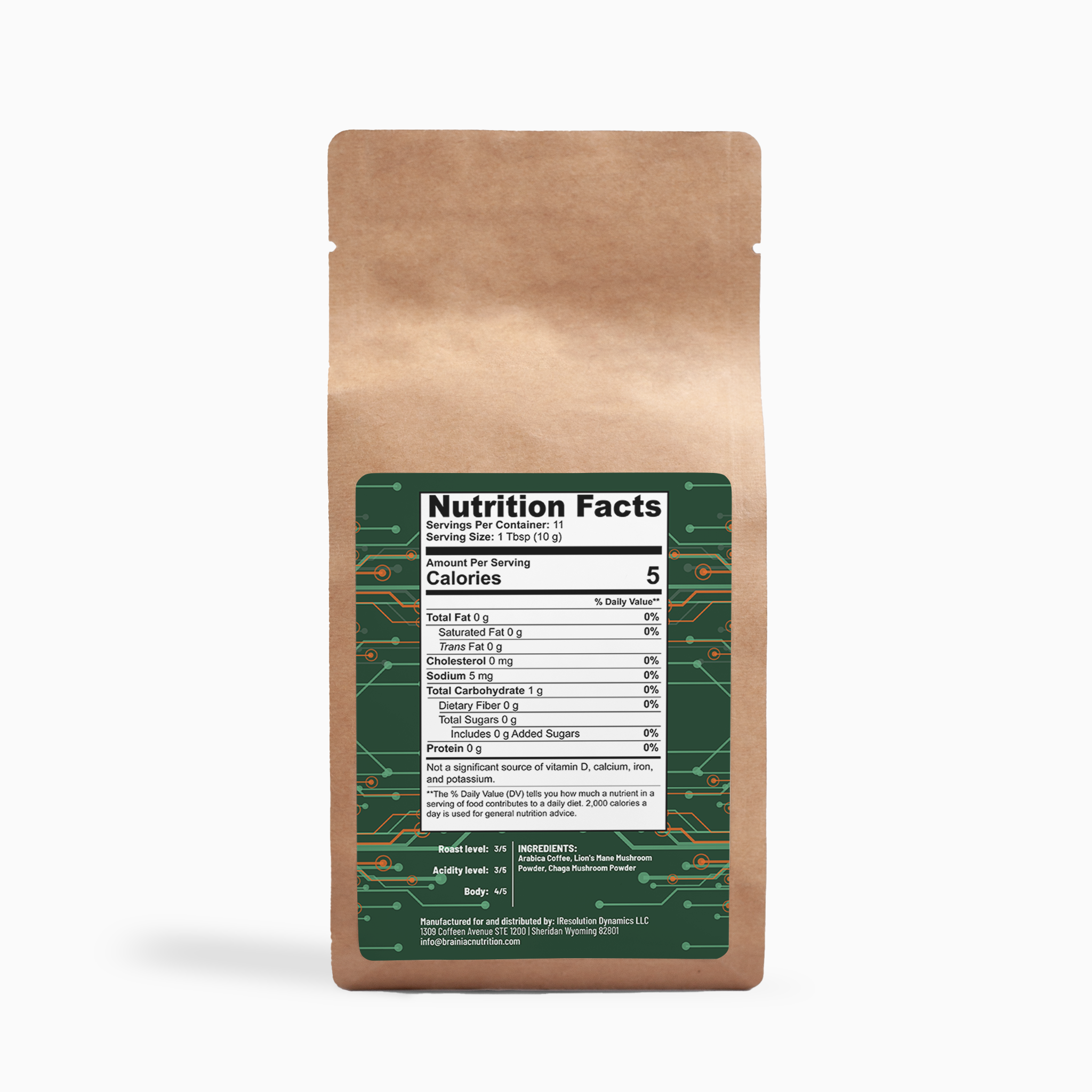 Mushroom Coffee Fusion - Lion’s Mane & Chaga 4oz